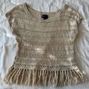 American Eagle crocheted top